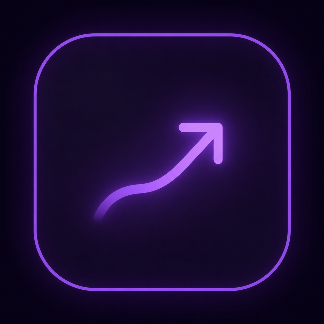 Telegram growth icon